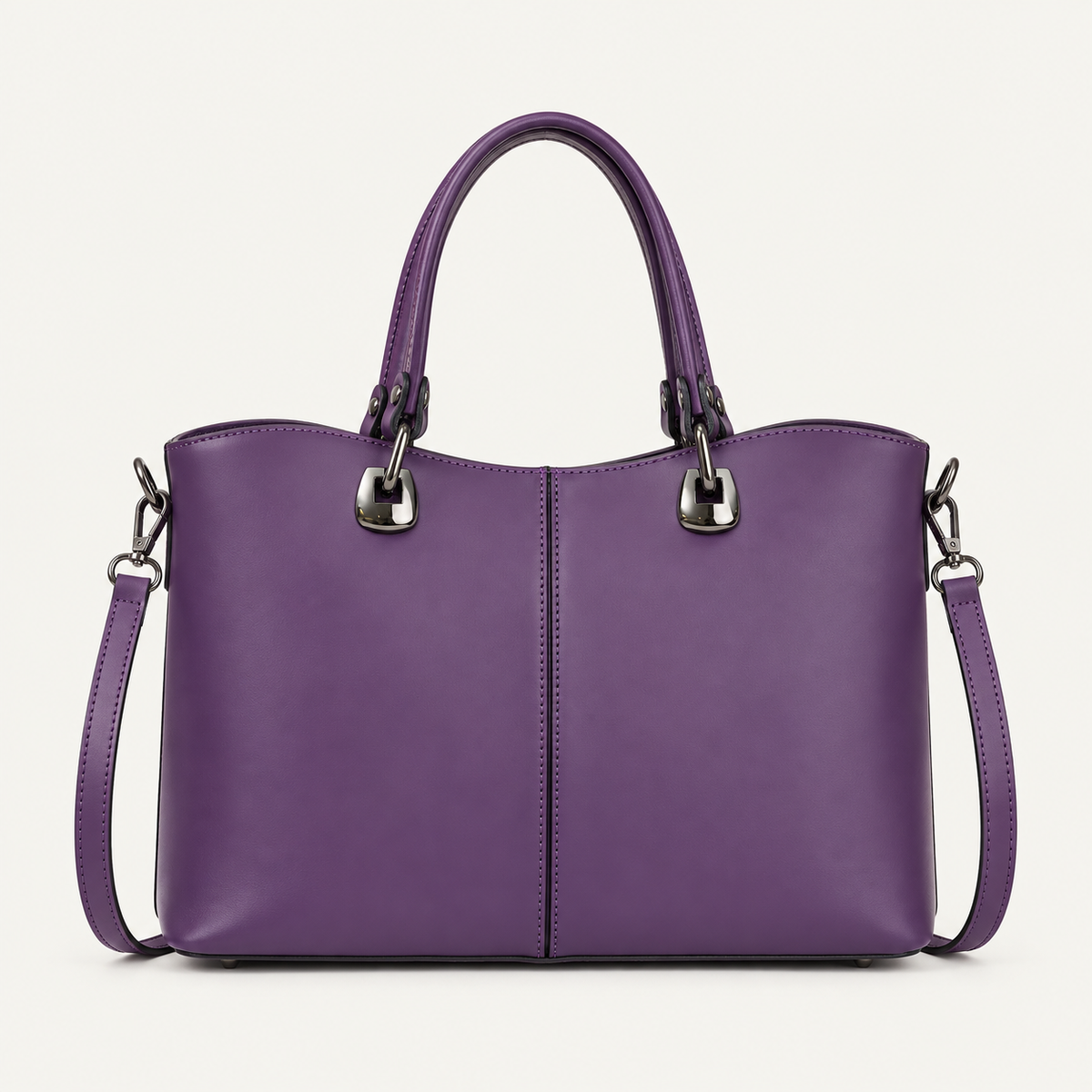 Amelia Smooth Leather Tote Bag