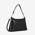 Lucia Textured Leather Shoulder Bag
