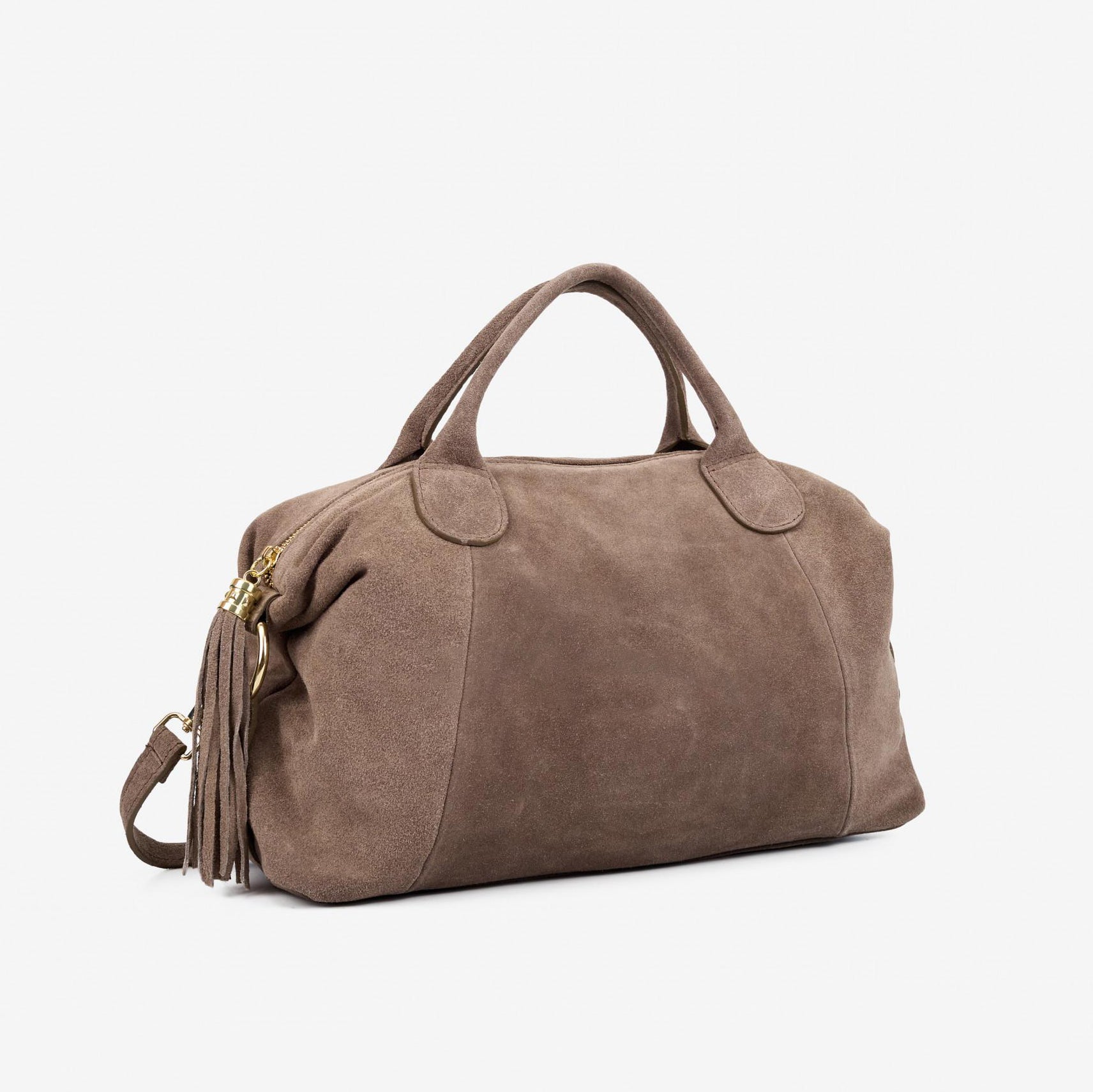Rosalie Suede Satchel Bag