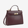 Verona Structured Top Handle Bag