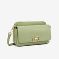 Clarissa Textured Leather Shoulder Bag