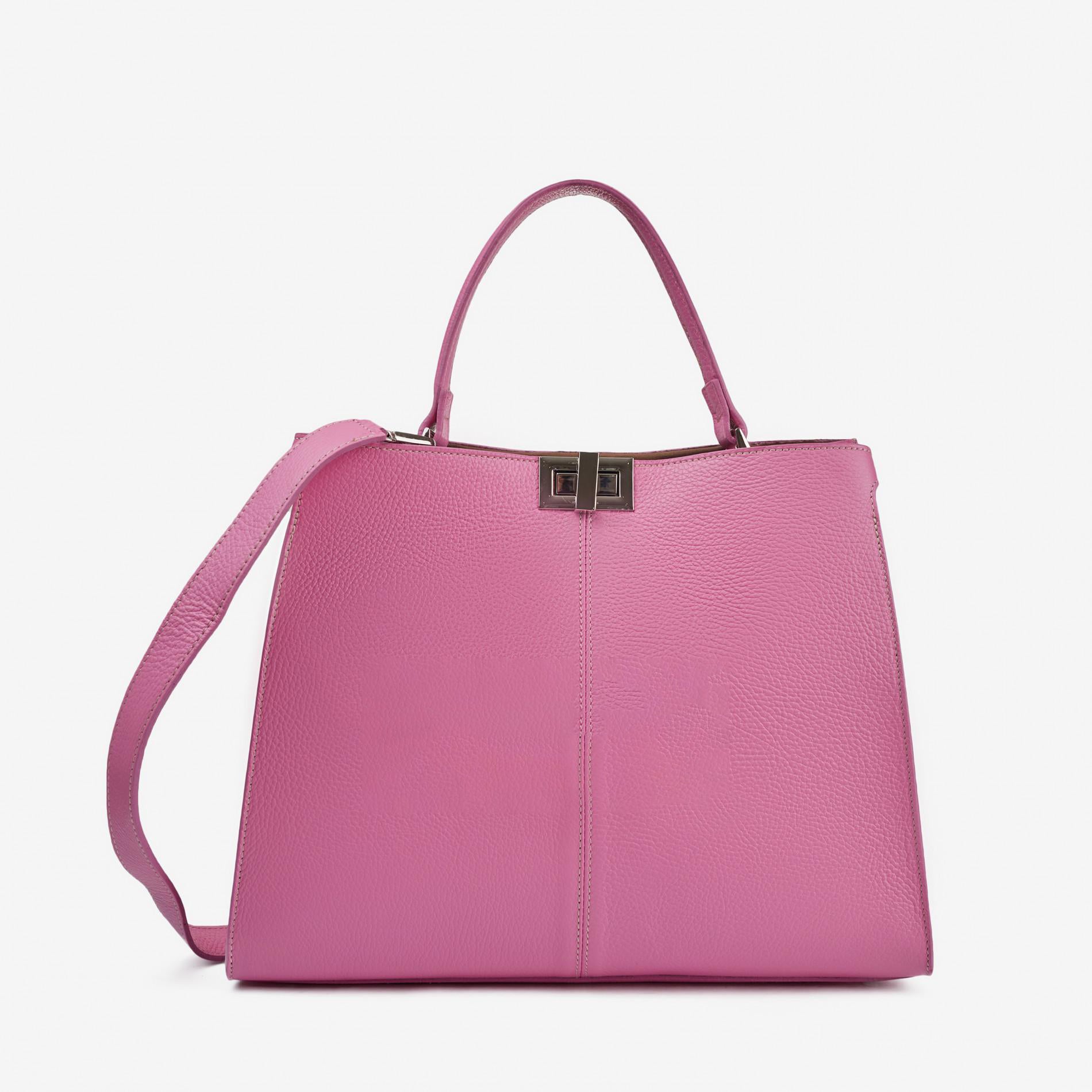 Bianca Structured Leather Shopper