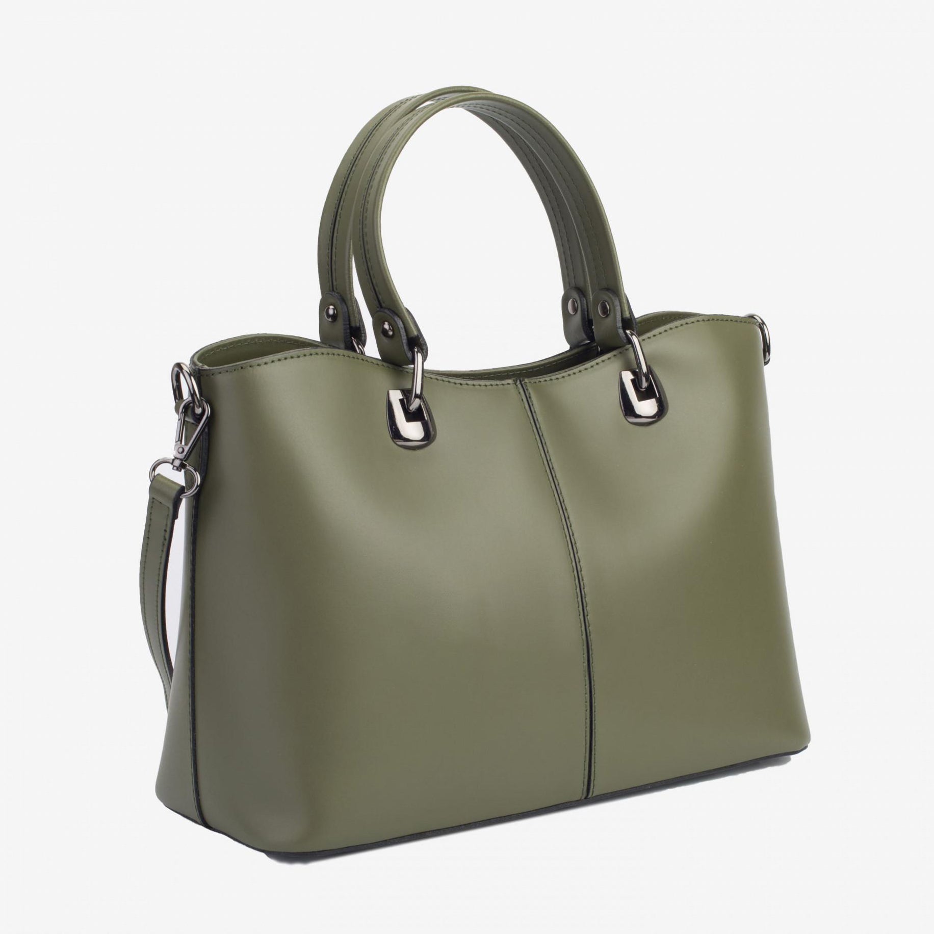 Amelia Smooth Leather Tote Bag