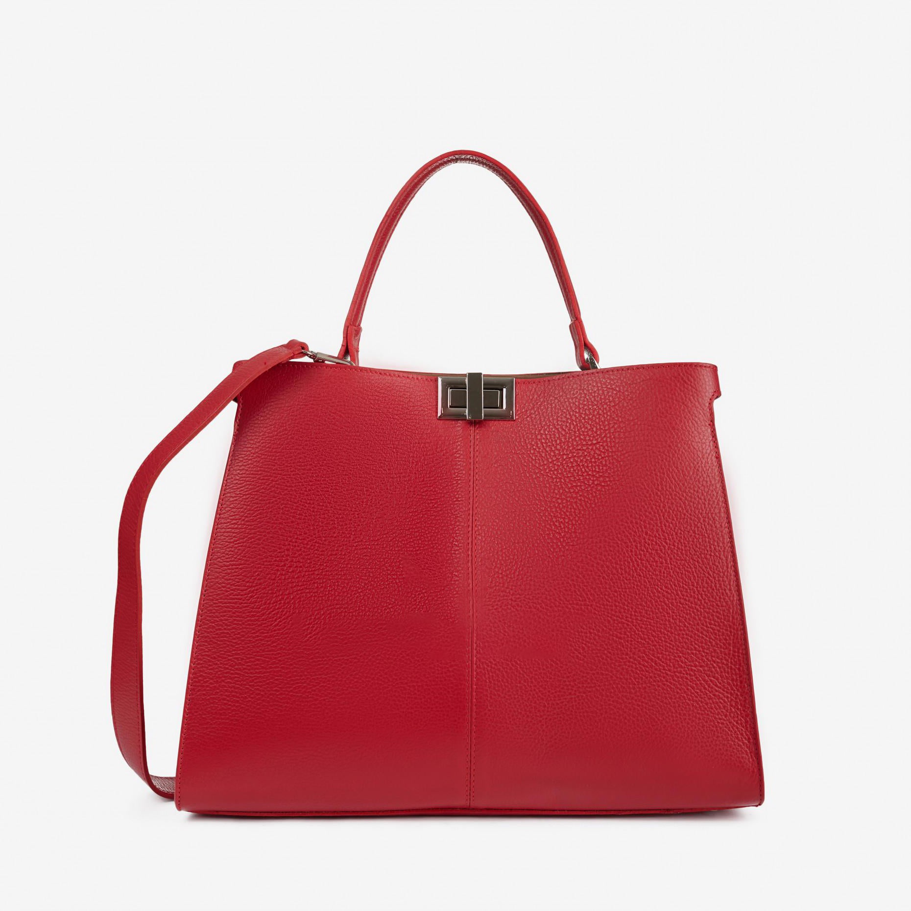 Bianca Structured Leather Shopper